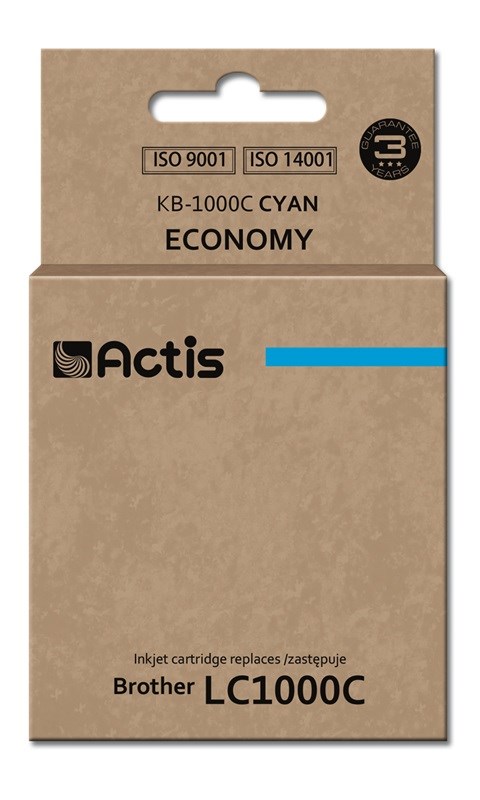 Tusz niebieski ACTIS KB-1000C do drukarek Brother (36 ml)