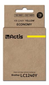 Tusz żółty ACTIS KB-1240Y do drukarek Brother (19 ml)